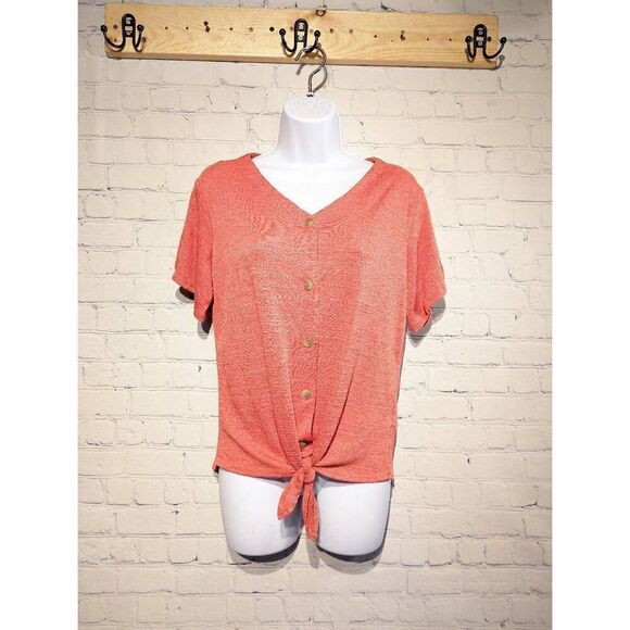 Weatherproof loose tied front buttondown top small - Picture 1 of 4